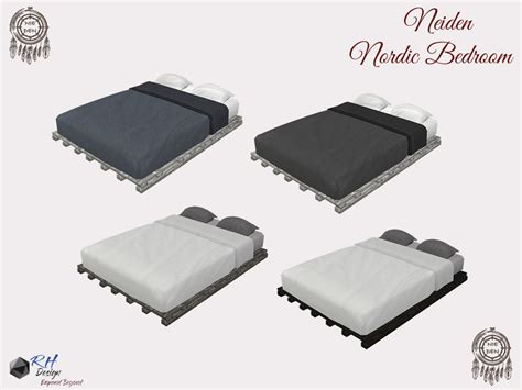 The Sims Resource Neiden Nordic Modern Bed