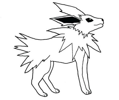 Flareon Pokemon Coloring Pages At Free Printable