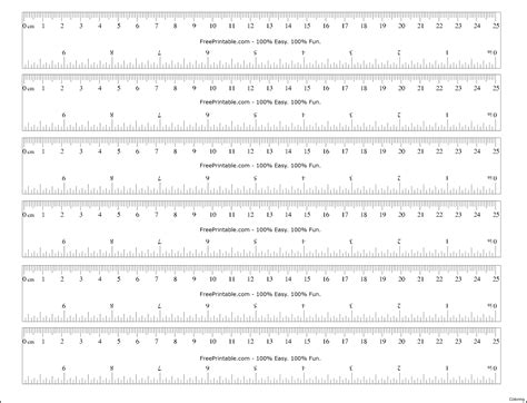 Printable Scale Ruler 1 1250 Printable Ruler Actual Size