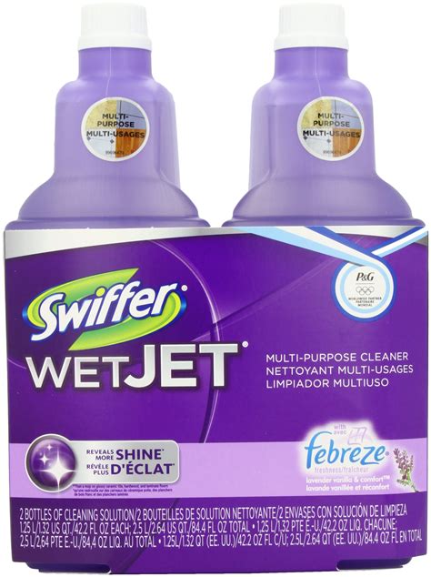 Swiffer Wetjet Multi Purpose Floor Cleaner Solution With Febreze Refill