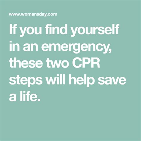 Everything You Need To Know To Perform Cpr In An Emergency How To