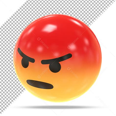 Emoji 3d Reação Estresado Elemento Para Composição Psd Download Designi