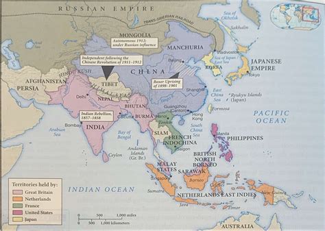 Imperialism In Southeast Asia Map Map Of World