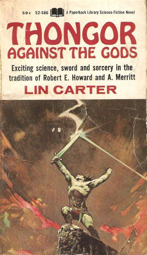 Lin Carter Thongor Against The Gods Frank Frazetta Fantasy Book