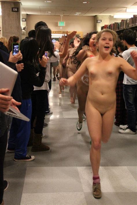Public Nudity Project Berkeley University Library Streak