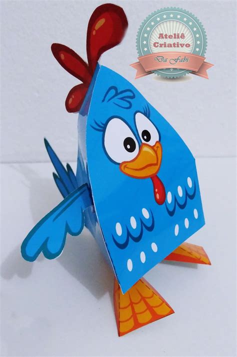 Galinha Pintadinha 3d Paper Toy No Elo7 Chabefanpis Ateliê A0dae0