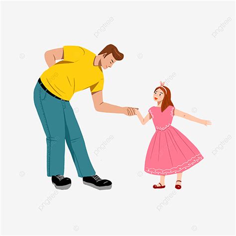 Ilustración De Elementos De Baile Para Papá Y Papá En El Día Del Padre