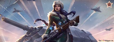 Arctic Warfare Caitlyn League Of Legends 8k Wallpaper Download