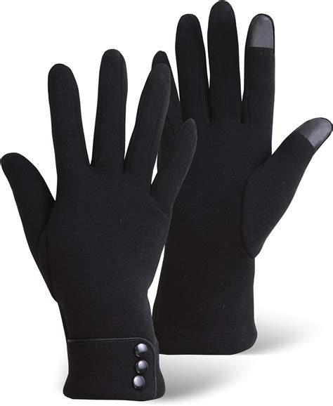 womens winter touch screen gloves warm and lightweight touchscreen glove liners for