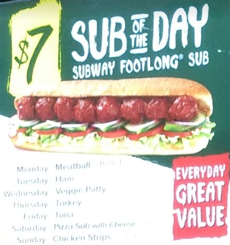 Malaysia external trade statistics online (mets online). DEAL: Subway $7 Footlong Sub Of The Day | frugal feeds