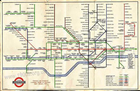 The London Underground The Tube 1940s 1950s