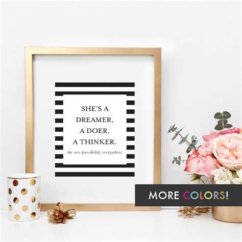 Shes A Dreamer A Doer A Thinker The Dreamers Quote Posters