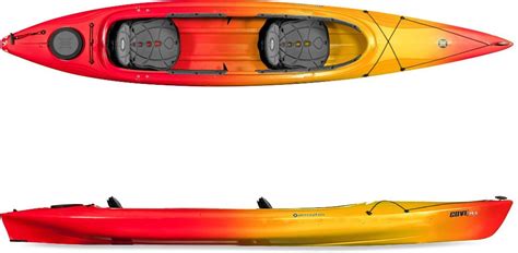 Fast and sleek for easier paddling. Perception Cove 14.5 Tandem Kayak at REI