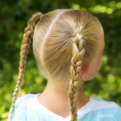 Split Braided Pigtails Perfect For The Pool 💦 Swimming Hairstyles