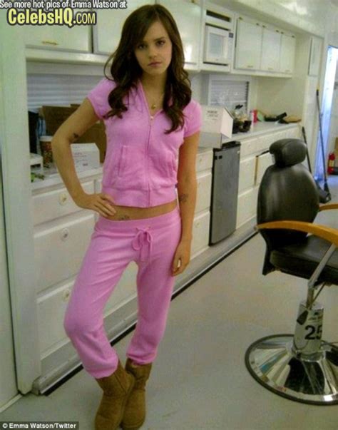 Exclusive Emma Watson Bling Ring Hot Pink Tracksuit See Inside