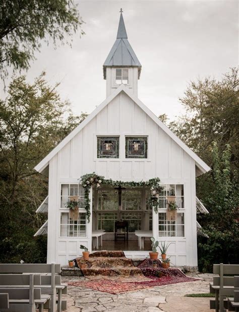 This Little White Chapel Is Brimming With Bohemian Inspired