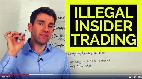 What Is Illegal Insider Trading 🤥 Youtube