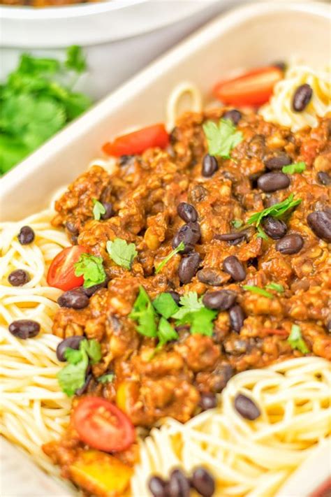 Vegetarian Cincinnati Chili Contentedness Cooking