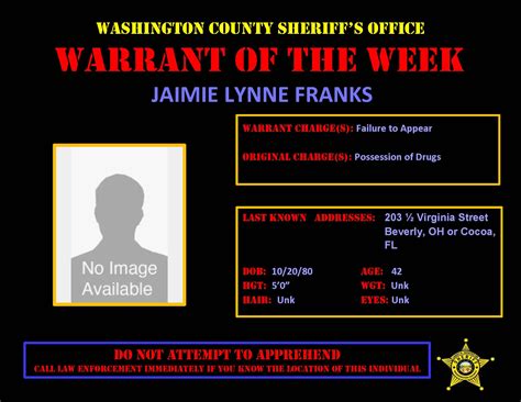 Warrant of the Week