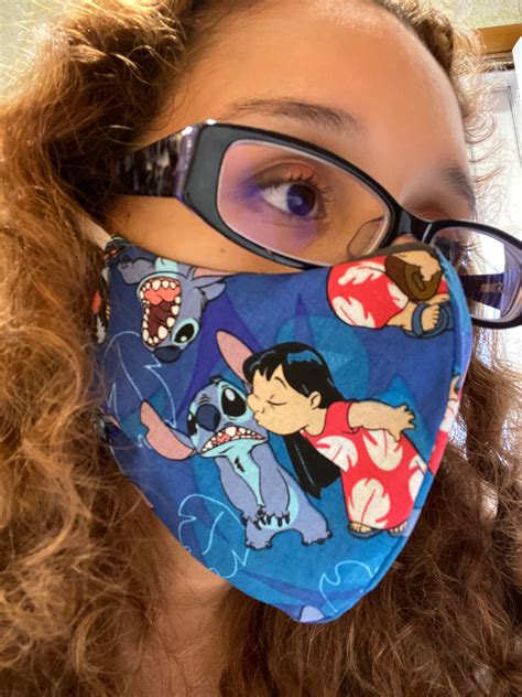 Lilo And Stitch Face Mask Lilo And Stitch Mask Adult And Etsy