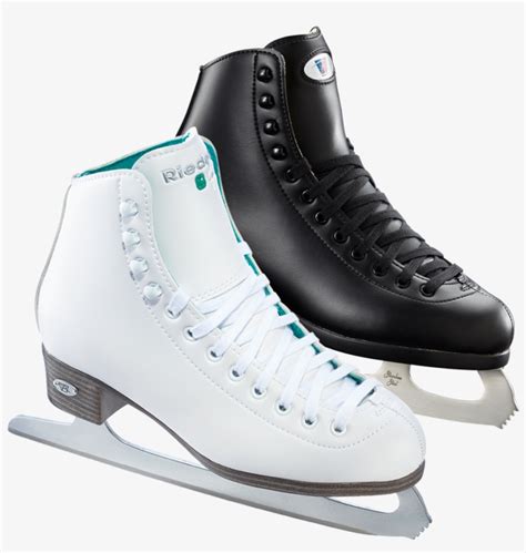 Riedell Model 110 Opal Ice Skate Set With Sprial Stainless Riedell