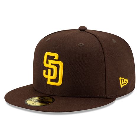 Mens New Era Brown San Diego Padres 2020 Authentic Collection On Field