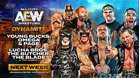 Was wondering if anyone has been on camera for every dynamit. Three Matches Announced for Next Week's AEW Dynamite - TPWW