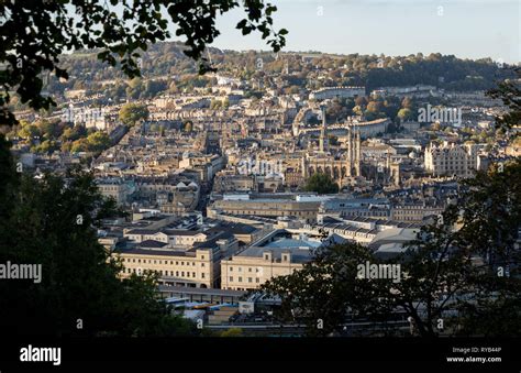 Bath City View From Alexandra Park Stock Photo Alamy