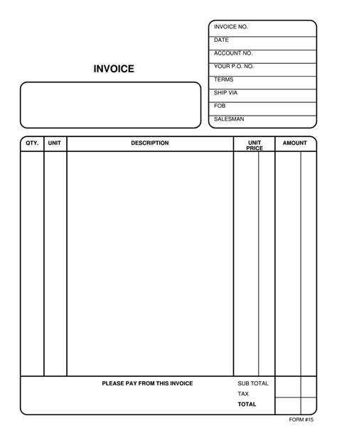 Boost Efficiency With Our Editable Form For Invoice Form