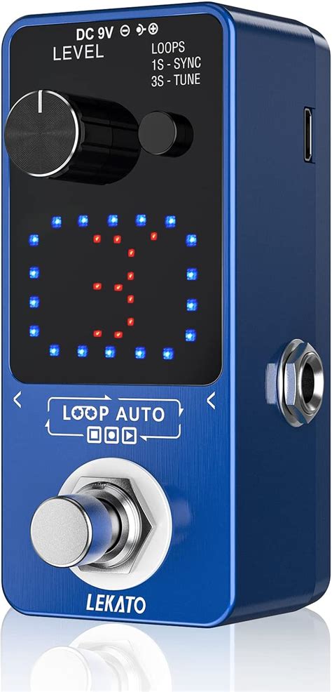 Lekato Triple Looper Built In Tuner Synchronous Recording Electric Auto