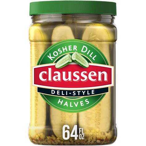 Buy Claussen Kosher Dill Pickle Halves 64 Fl Oz Container Online At Lowest Price In Ubuy