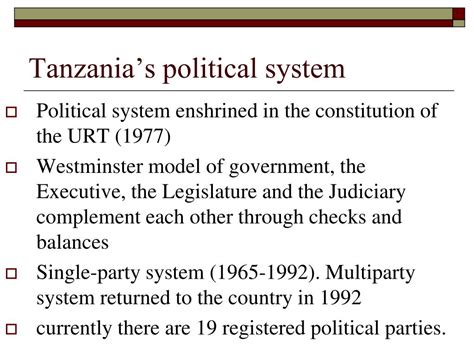 Ppt Political Communication In Tanzania Powerpoint Presentation Free