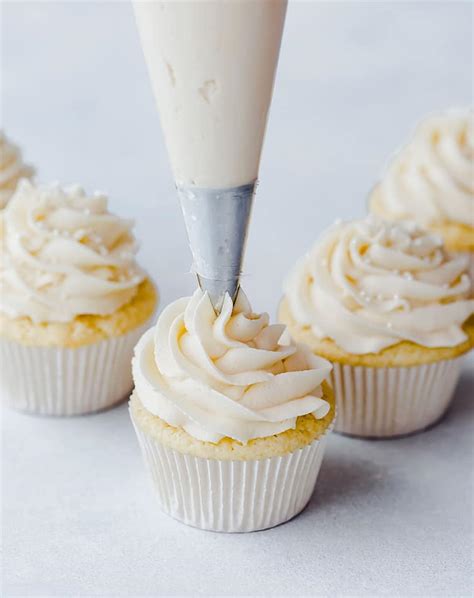 Vanilla Cupcakes With Vanilla Frosting Brown Eyed Baker