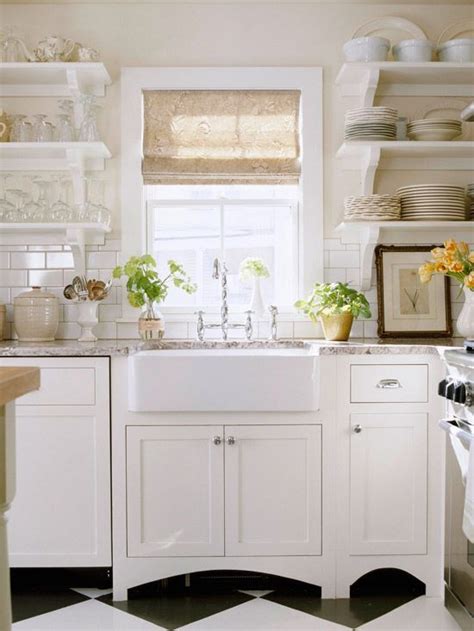 You will be notified by email or by phone when your order is ready. Kitchen with white cabinets and open shelves... | Kitchen ...