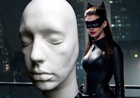 Anne Hathaway Half Face Life Mask Lifecast Bust Dark Knight Etsy New Zealand