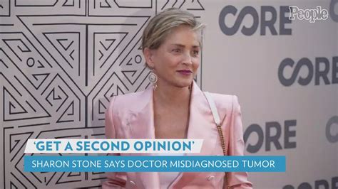 Sharon Stone Reveals Doctors Found Large Fibroid Tumor In Her Body