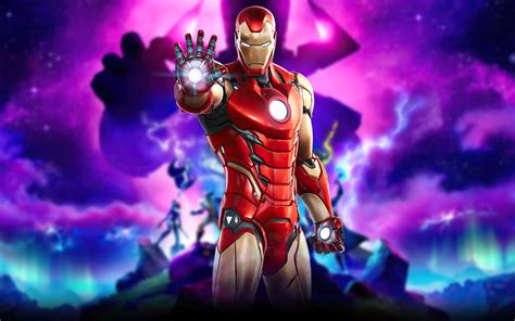 1280x800 Fortnite Marvel Iron Man 720p Hd 4k Wallpapers Images
