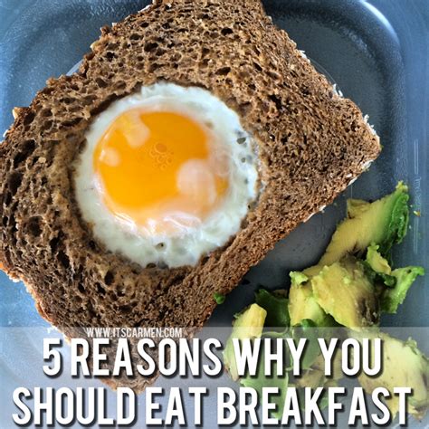 5 Reasons Why You Should Eat Breakfast Carmen Varner Lifestyle