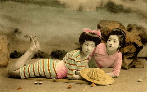 Japanese Swimsuit Girls Meiji Era Bathing Beauties Of Ol Flickr
