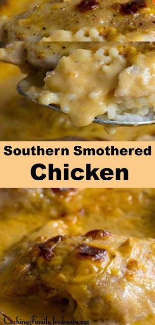 Popeyes chicken recipe instructions combine first 4 items in medium size bowl. #Southern #Smothered #Chicken in 2020 | Smothered chicken ...