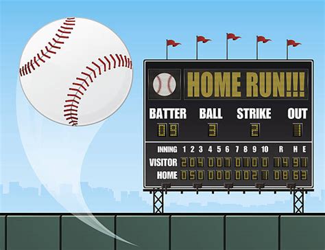 Royalty Free Baseball Scoreboard Clip Art Vector Images
