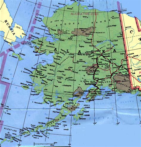 Alaska Map Alaska Maps And State Information Category Alaska Maps En Categoria Di Un