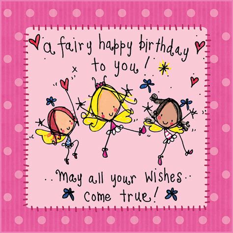 A Fairy Happy Birthday To You Juicy Lucy Designs Message