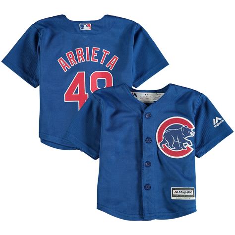 Majestic Jake Arrieta Chicago Cubs Infant Royal Alternate Official Cool