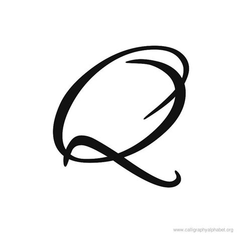 If you're sitting at your desk, working very hard for your boss, you. Calligraphy Alphabets Q | Calligraphy alphabet, Lettering alphabet ...
