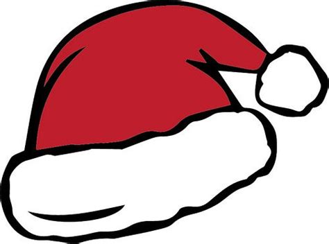 Santa Hat | Santa hat clipart, Christmas vinyl, Christmas svg