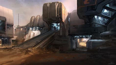 Halo 4 Mp Complex Sparth Sci Fi Concept Art Sci Fi Environment