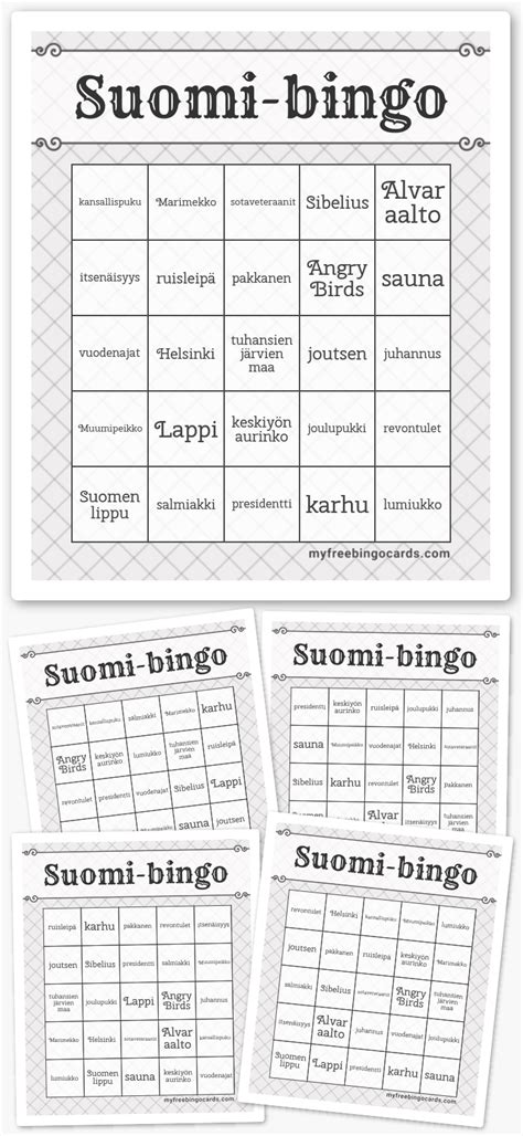 Virtual Suomi Bingo