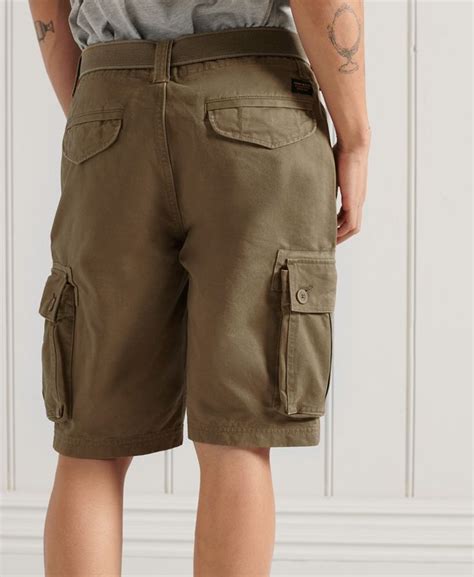 mens core cargo heavy shorts in jungle sand superdry mens attire superdry shorts cargo