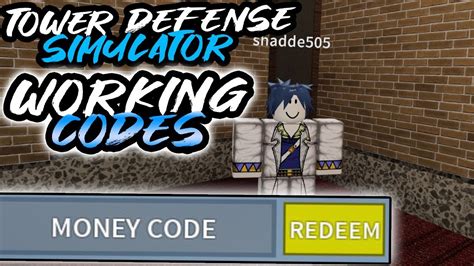 After redeeming the tower defense simulator codes, you can get xp, coins or sometimes towers. Tower Defense Simulator ALL WORKING CODES! (Tower Defense Simulator Codes) - YouTube